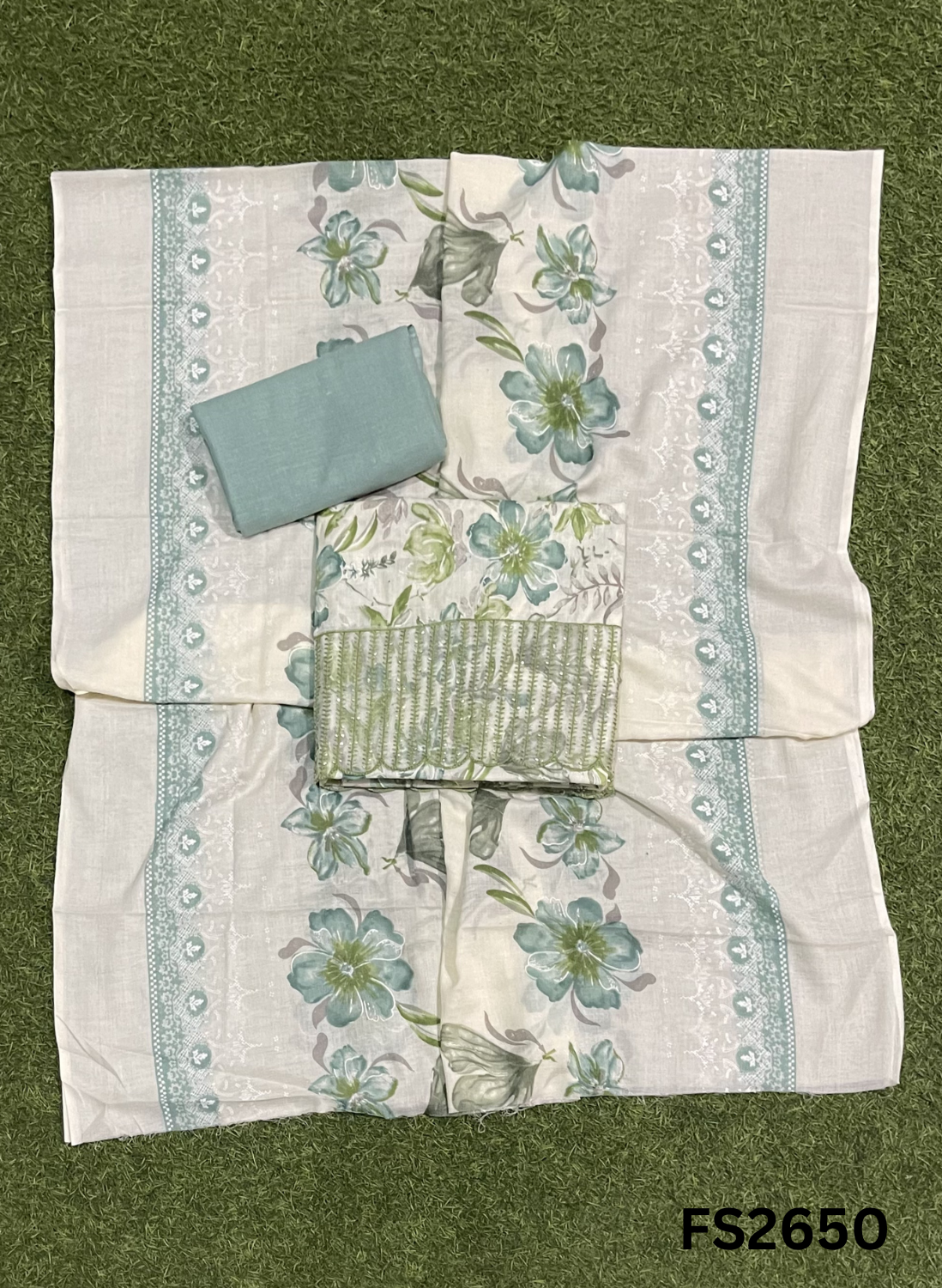 FS2650 | PISTA  | Cotton Suit | Casual wear | Summer Suits | Regular  wear