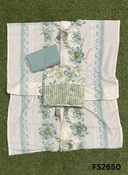 FS2650 | PISTA  | Cotton Suit | Casual wear | Summer Suits | Regular  wear
