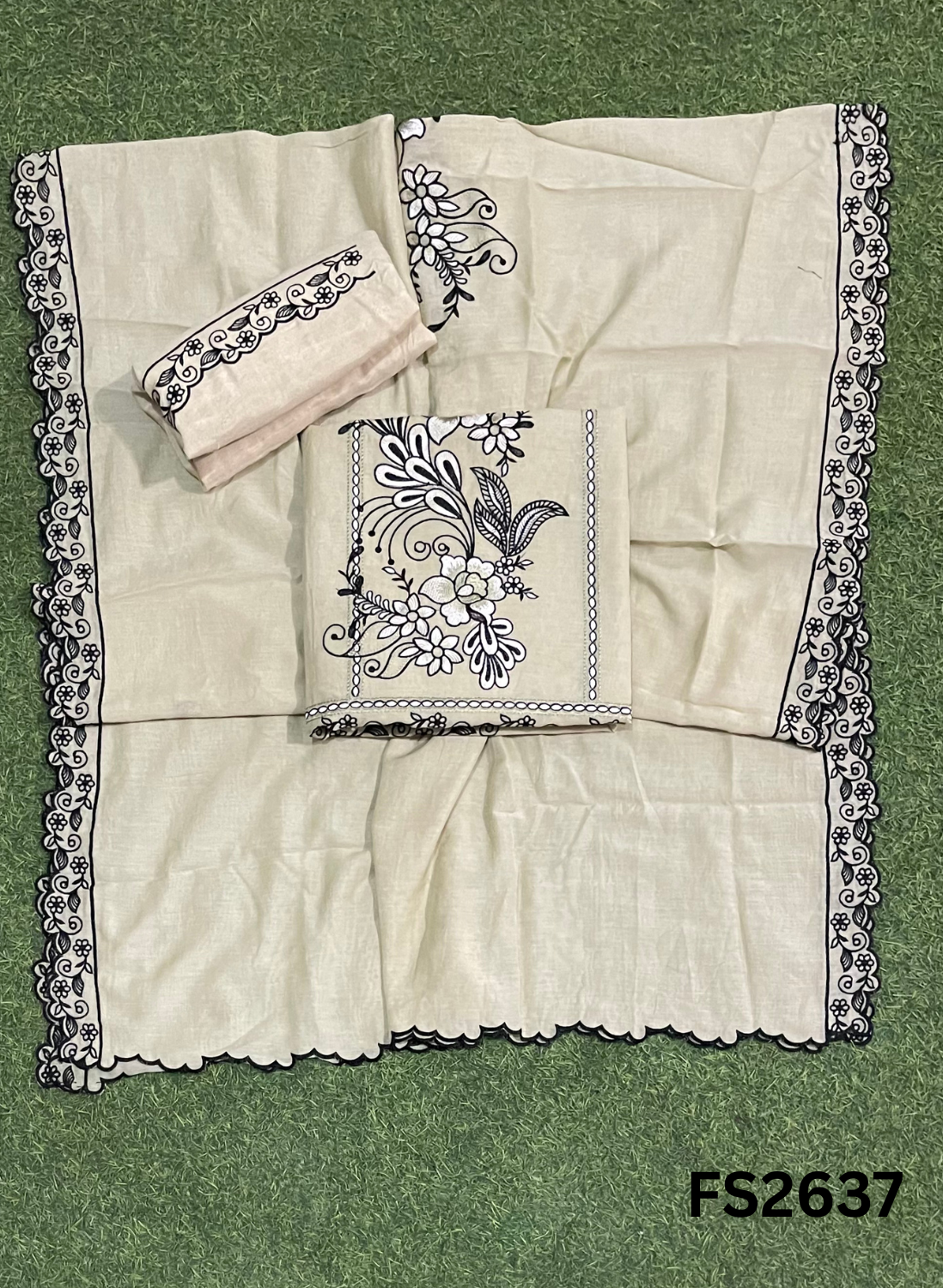 FS2637 | SKY BLUE | MAL Cotton Suit | Casual wear | Summer Suits | Regular wear