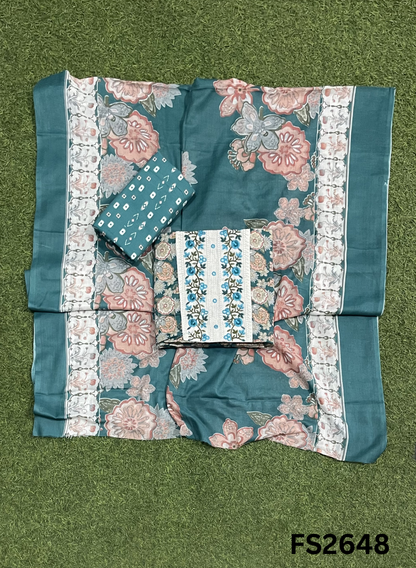 FS2648 | MUSTED | Cotton Suit | Casual wear  | Summer Suits | Regular wear