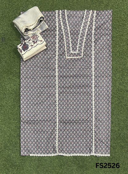 FS2625 | SEA GREEN | Cotton Suit | Casual wear | Summer Suits | Regular  wear