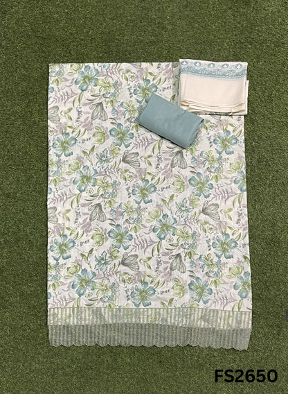 FS2650 | PISTA  | Cotton Suit | Casual wear | Summer Suits | Regular  wear