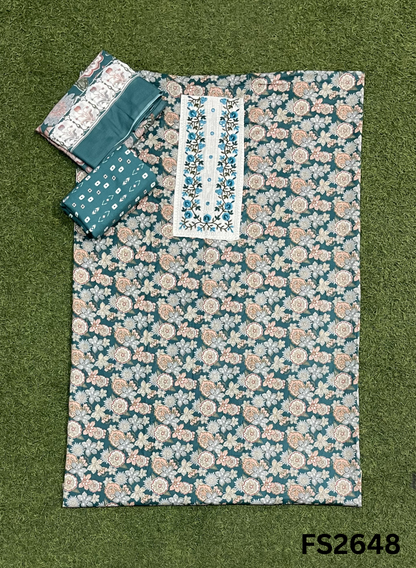 FS2648 | MUSTED | Cotton Suit | Casual wear  | Summer Suits | Regular wear