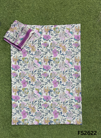 FS2622 | WINE | Cotton Suit | Casual wear  | Summer Suits | Regular  wear