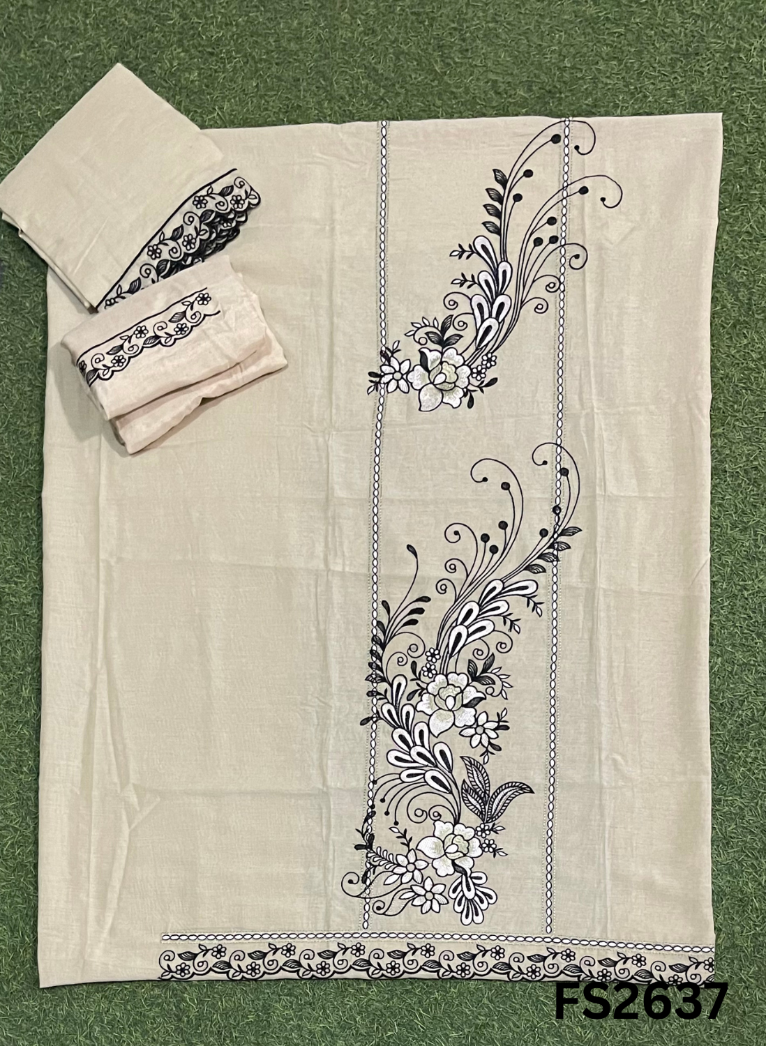 FS2637 | SKY BLUE | MAL Cotton Suit | Casual wear | Summer Suits | Regular wear