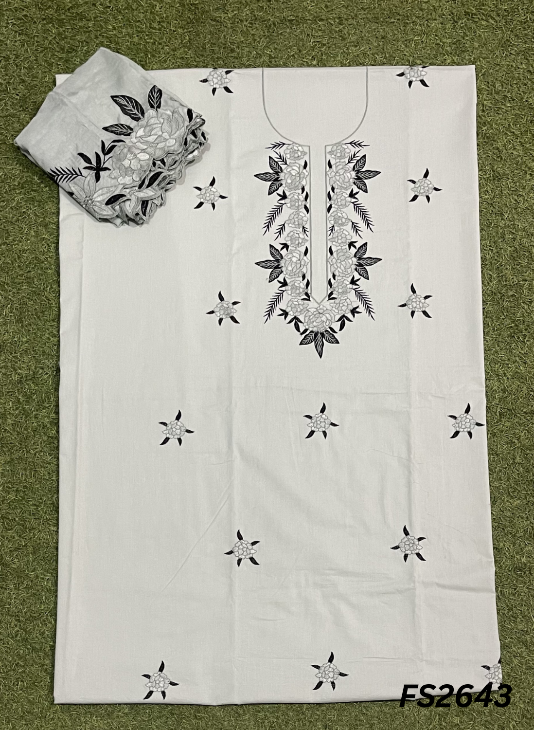 FS2643 | GREY | Cotton Suit | Casual wear  | Summer Suits | Regular  wear