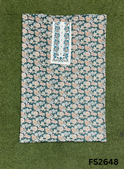 FS2648 | MUSTED | Cotton Suit | Casual wear  | Summer Suits | Regular wear