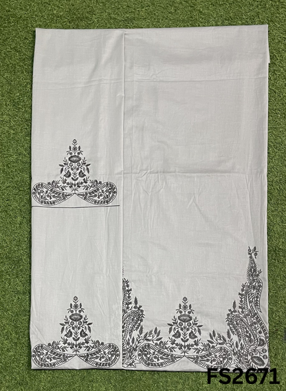 FS2671 |GREY | Cotton  Suit | Casual wear  | Summer Suits | Regular  wear