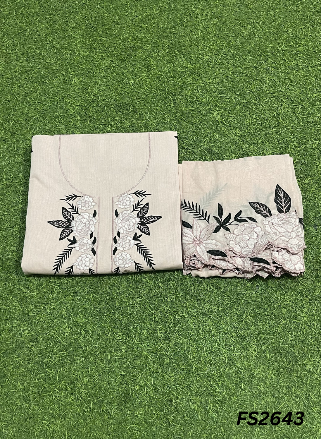FS2643 | GREY | Cotton Suit | Casual wear  | Summer Suits | Regular  wear