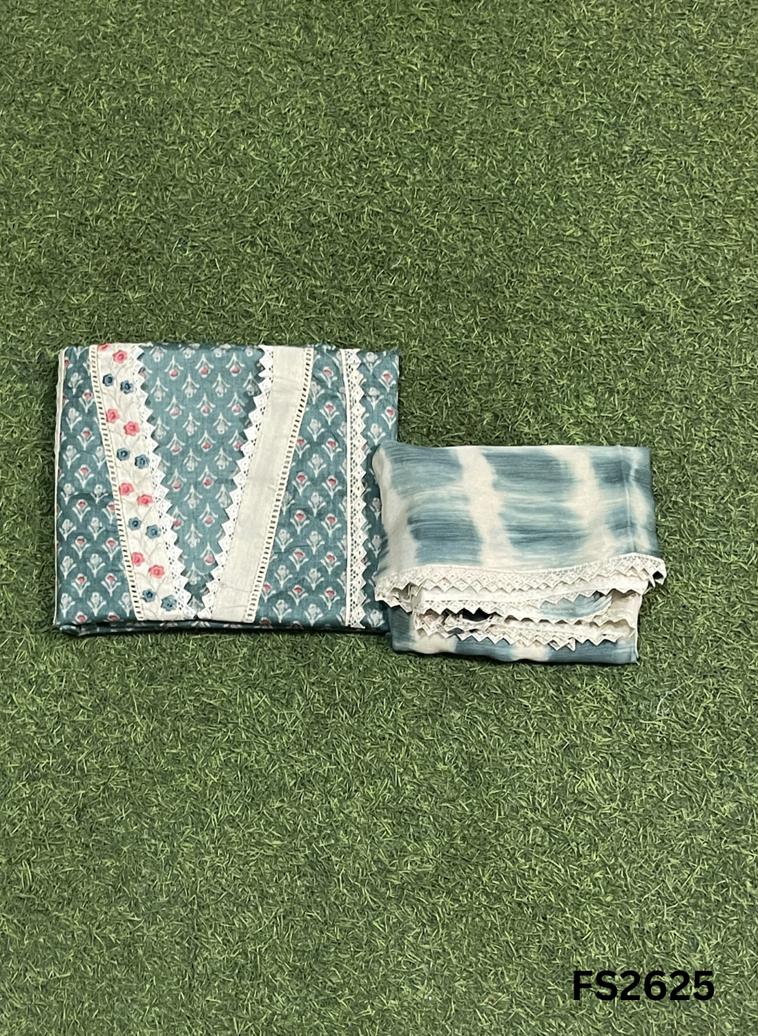FS2625 | SEA GREEN | Cotton Suit | Casual wear | Summer Suits | Regular  wear