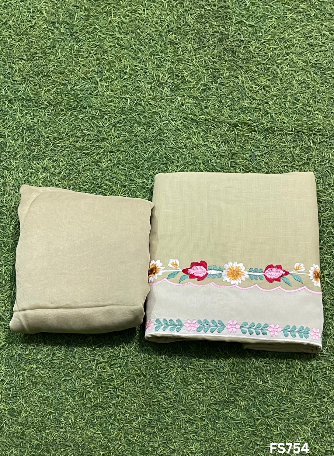FS754  | Cotton Suit | Party Wear | Wedding | Jaggo | Ring Ceremony | Festival| Regular wear | F9CFAA