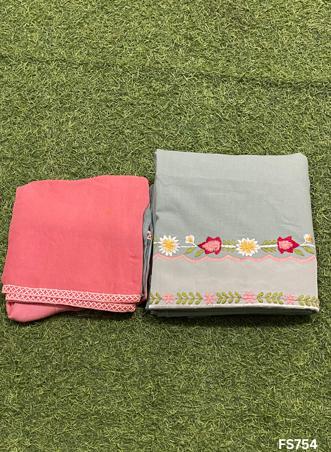 FS754  | Cotton Suit | Party Wear | Wedding | Jaggo | Ring Ceremony | Festival| Regular wear | F9CFAA
