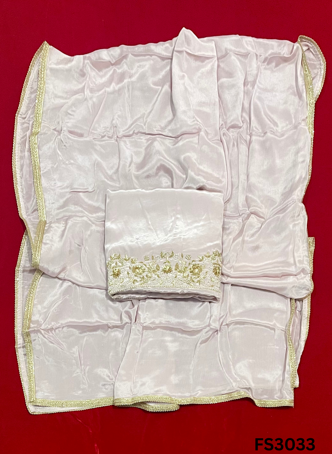 FS3033 | Crepe | Party Wear | Wedding | Jaggo | Festival  | Bridal Suit |
