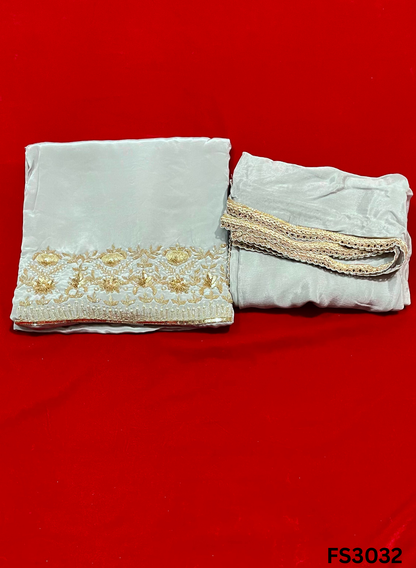 FS3032 | Crepe | Party Wear | Wedding | Jaggo | Festival  | Bridal Suit |