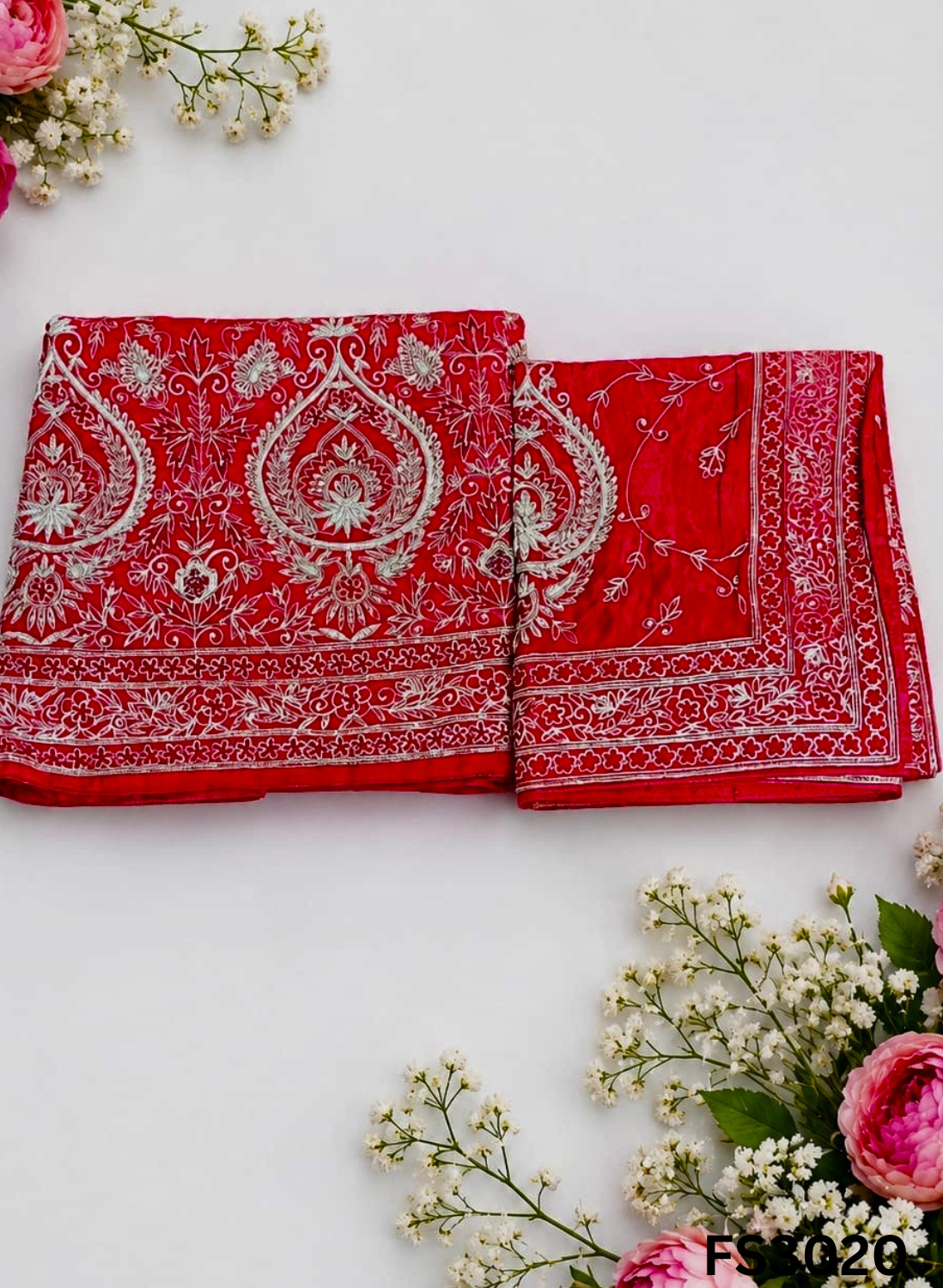 FS3020 | Crepe  | Party Wear | Wedding | Jaggo | Festival | Bridal Suit |