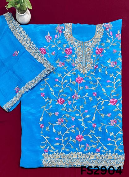 FS2904 | Crepe | Party Wear | Wedding | Jaggo | Festival |