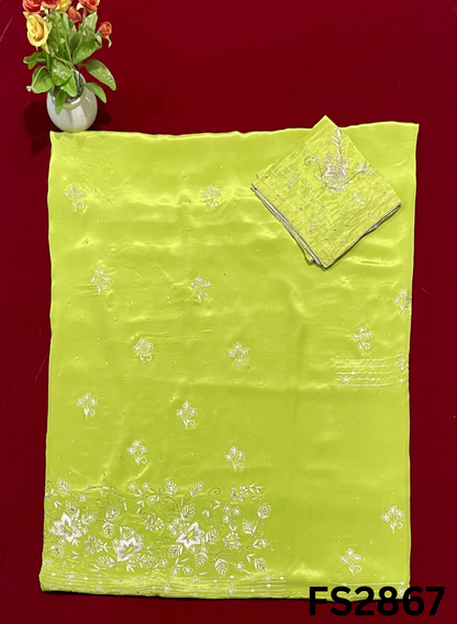 FS2867 | Crepe | Party Wear | Wedding | Jaggo | Festival |