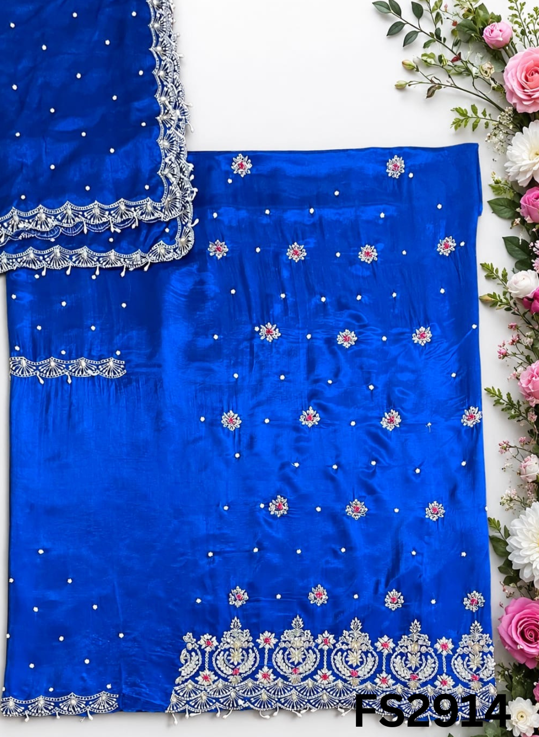 FS2914 | Crepe | Party Wear | Wedding | Jaggo | Festival|