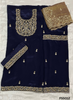 FS5012 | Crepe Suit | Party Wear | Wedding | Jaggo | Festival Suit | Contrast Suit |