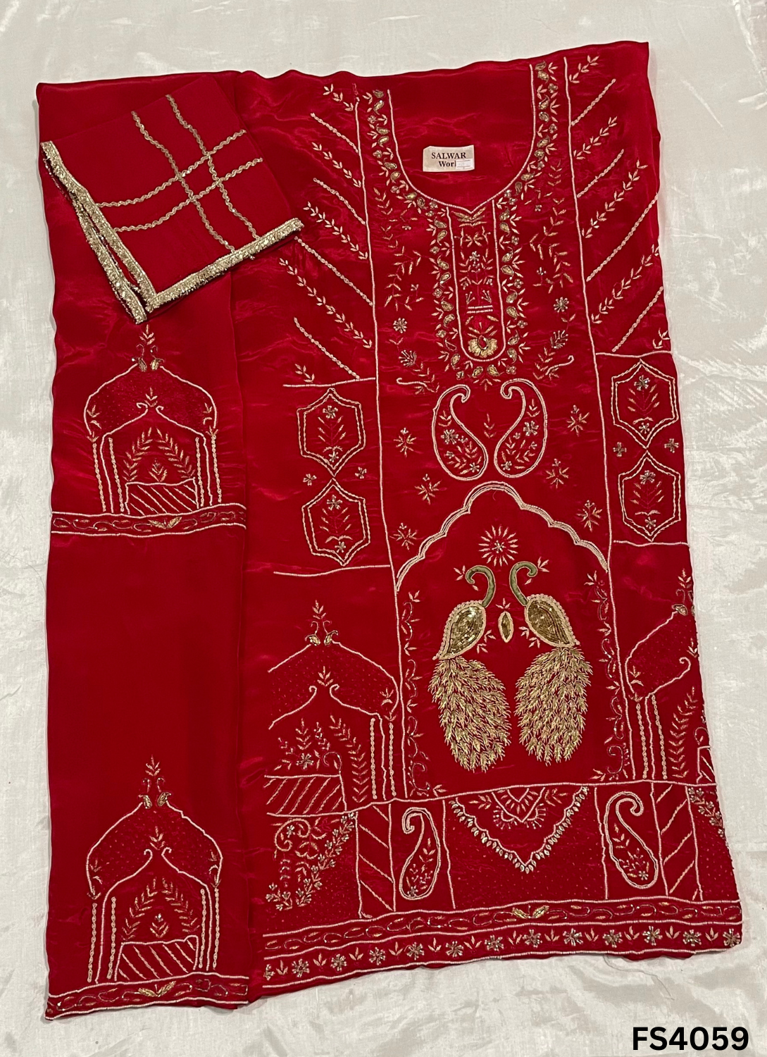 FS4059 | Crepe | Party Wear | Wedding | Jaggo | Festival