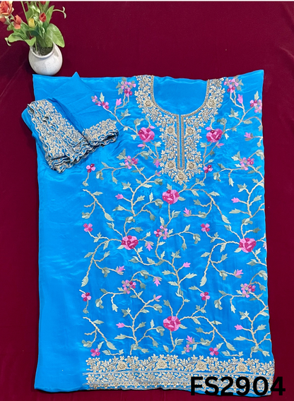 FS2904 | Crepe | Party Wear | Wedding | Jaggo | Festival |
