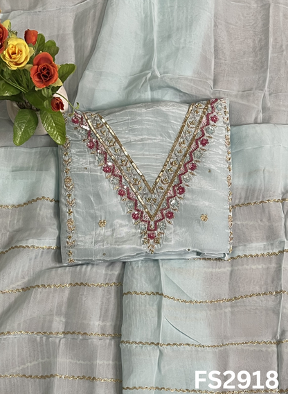 FS2918 | Crepe  | Party Wear | Wedding | Jaggo | Festival  |