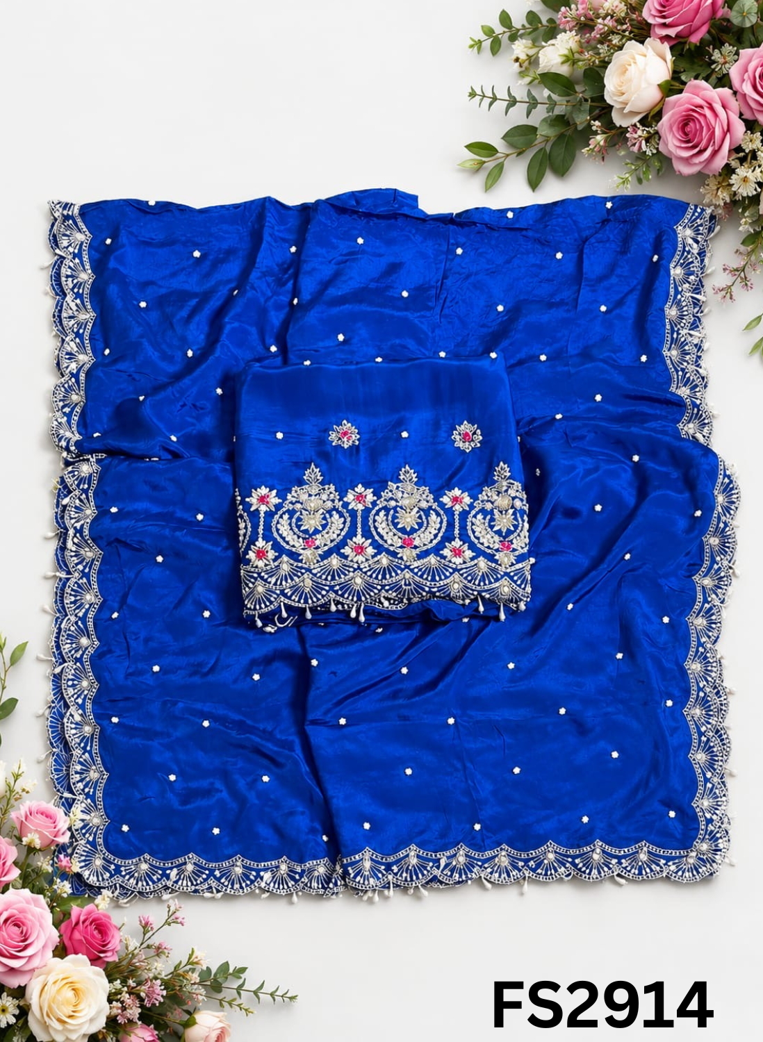 FS2914 | Crepe | Party Wear | Wedding | Jaggo | Festival|
