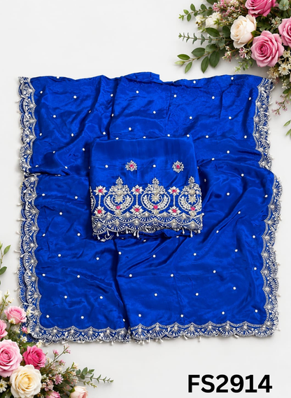 FS2914 | Crepe | Party Wear | Wedding | Jaggo | Festival|