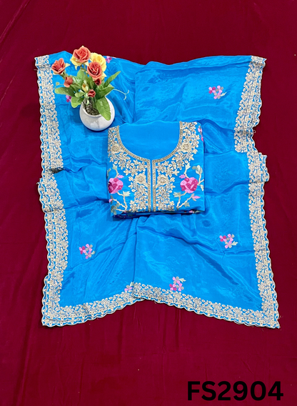 FS2904 | Crepe | Party Wear | Wedding | Jaggo | Festival |