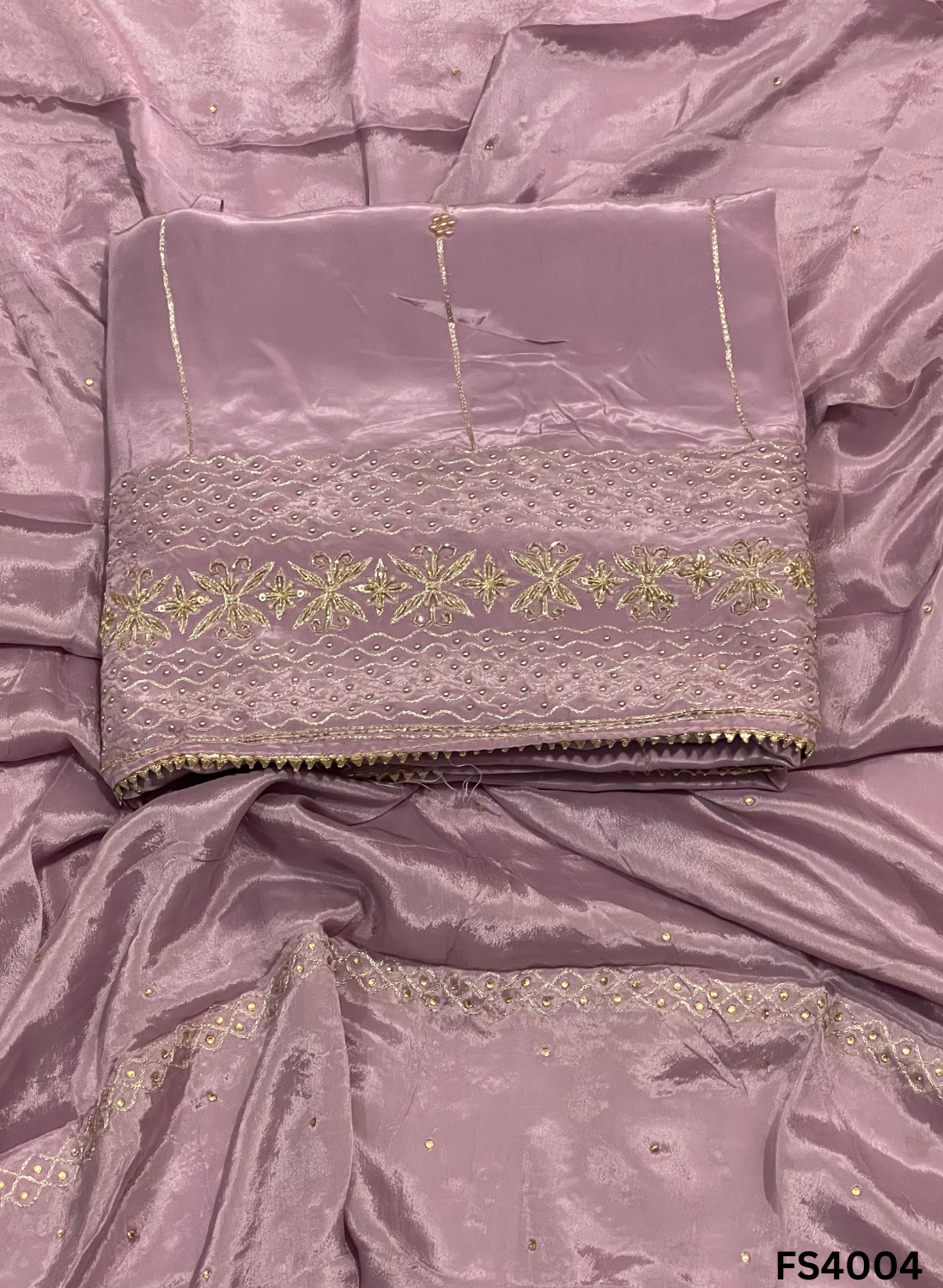 FS4004 | Crepe  | Party Wear | Wedding | Jaggo | Festival |