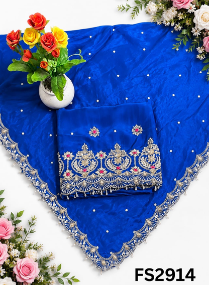 FS2914 | Crepe | Party Wear | Wedding | Jaggo | Festival|