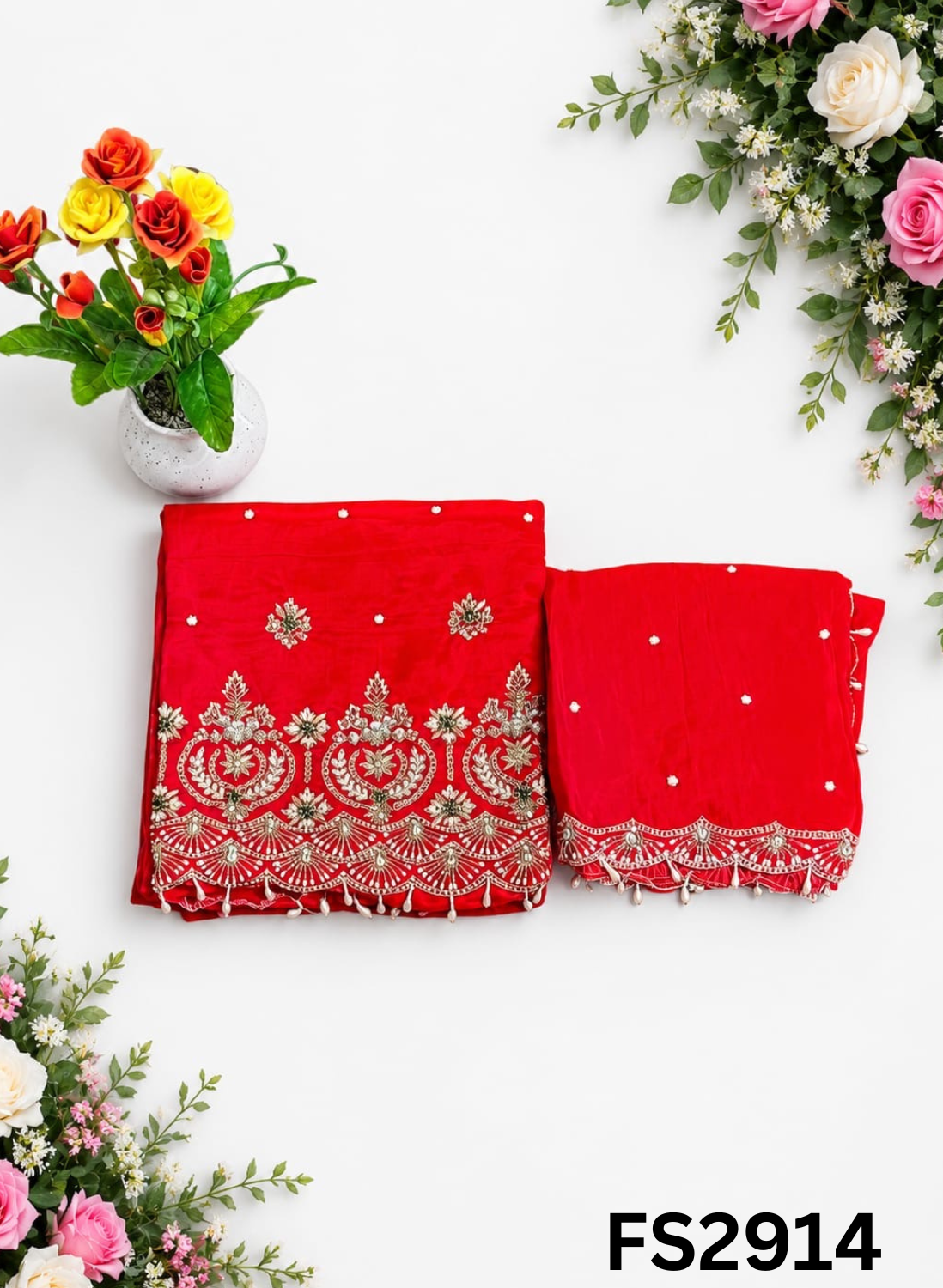 FS2914 | Crepe | Party Wear | Wedding | Jaggo | Festival|