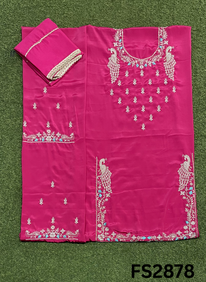 FS2878 | Crepe  | Party Wear | Wedding | Jaggo | Ring Ceremony | Festival  |