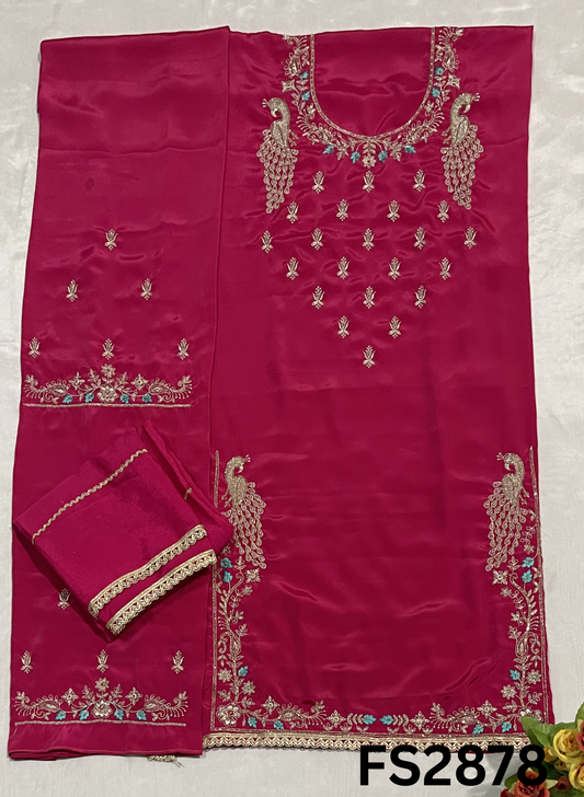 FS2878 | Crepe  | Party Wear | Wedding | Jaggo | Ring Ceremony | Festival  |