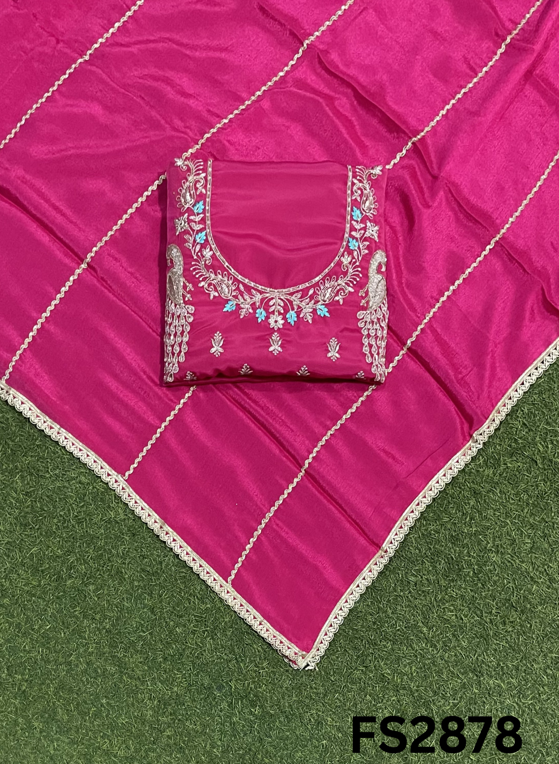 FS2878 | Crepe  | Party Wear | Wedding | Jaggo | Ring Ceremony | Festival  |
