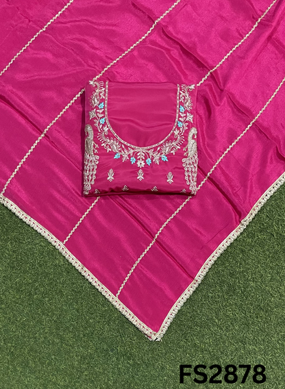 FS2878 | Crepe  | Party Wear | Wedding | Jaggo | Ring Ceremony | Festival  |
