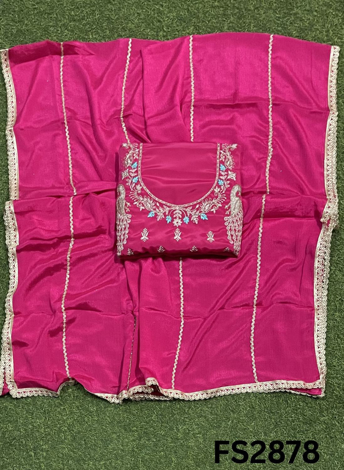 FS2878 | Crepe  | Party Wear | Wedding | Jaggo | Ring Ceremony | Festival  |