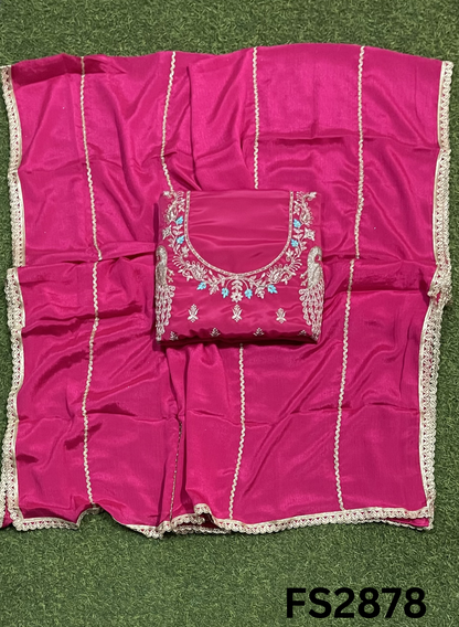 FS2878 | Crepe  | Party Wear | Wedding | Jaggo | Ring Ceremony | Festival  |