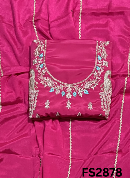 FS2878 | Crepe  | Party Wear | Wedding | Jaggo | Ring Ceremony | Festival  |