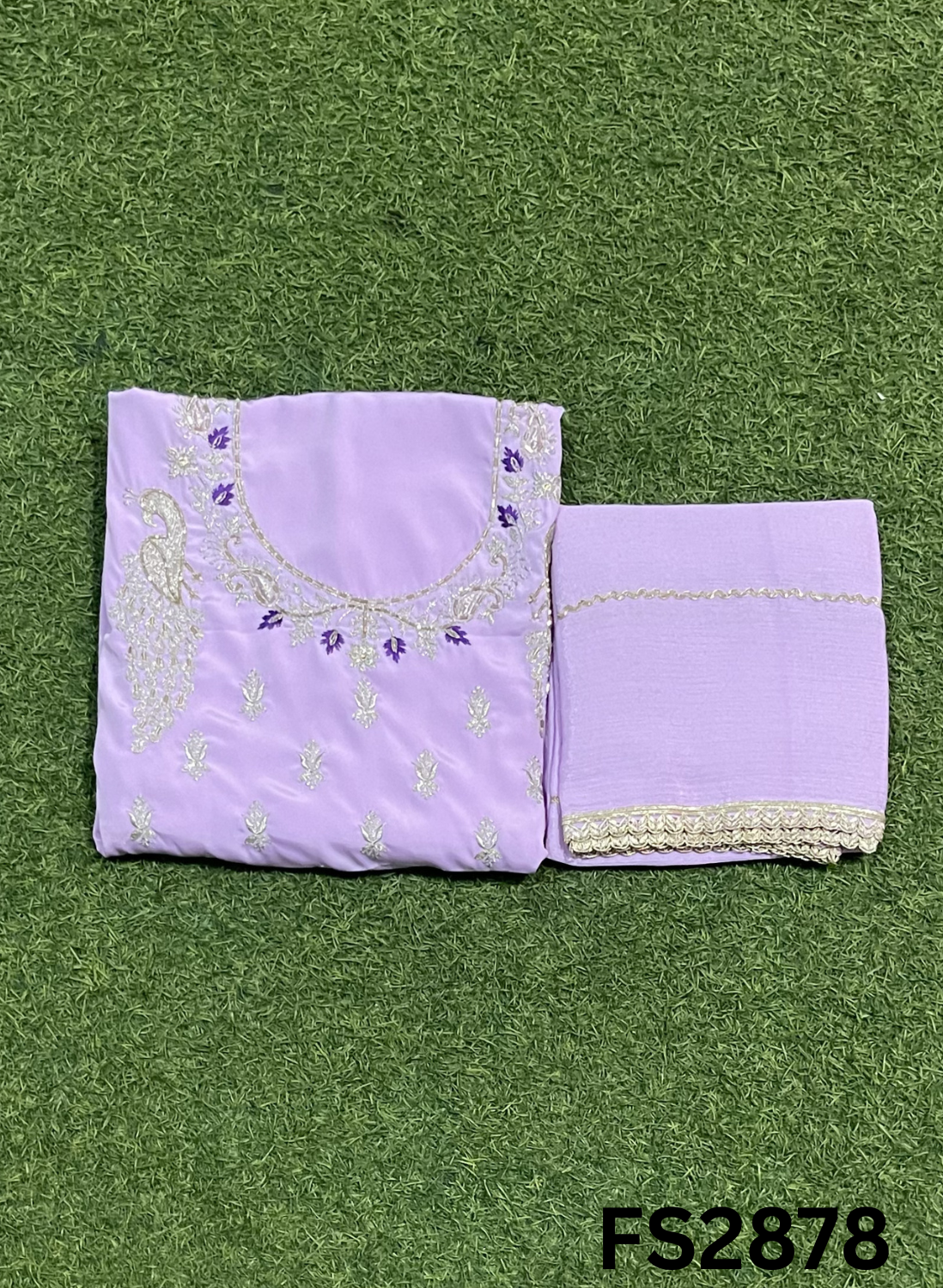 FS2878 | Crepe  | Party Wear | Wedding | Jaggo | Ring Ceremony | Festival  |