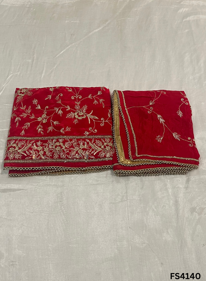 FS4140 | Crepe Suit | Party Wear | Jaggo Suit | Festival Suit | Wedding Suit |