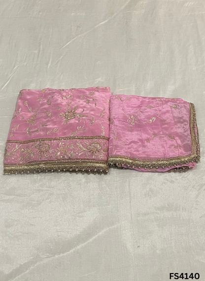 FS4140 | Crepe Suit | Party Wear | Jaggo Suit | Festival Suit | Wedding Suit |