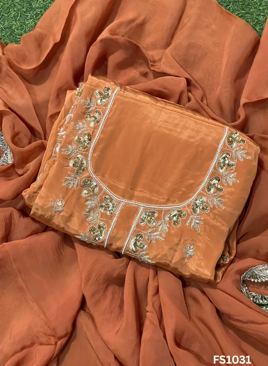 FS1031 | Crepe | Crepe Suit | Wedding | Party Wear | Ring Ceremony | Festival Suit |