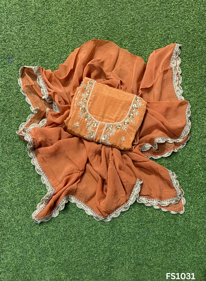 FS1031 | Crepe | Crepe Suit | Wedding | Party Wear | Ring Ceremony | Festival Suit |