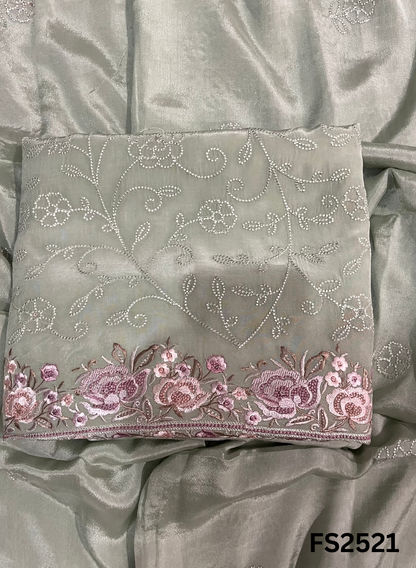 FS2521 | Pista | Crepe Suit | Wedding | Party Wear | Ring Ceremony | Festival Suit | Allover suit