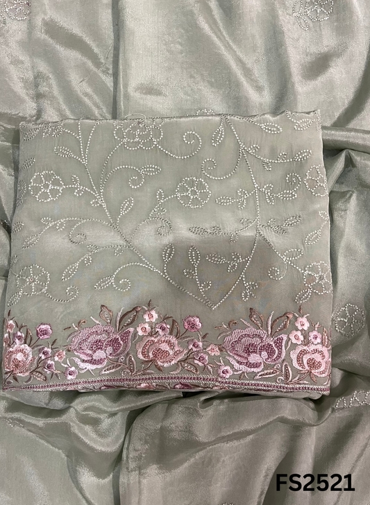 FS2521 | Pista | Crepe Suit | Wedding | Party Wear | Ring Ceremony | Festival Suit | Allover suit