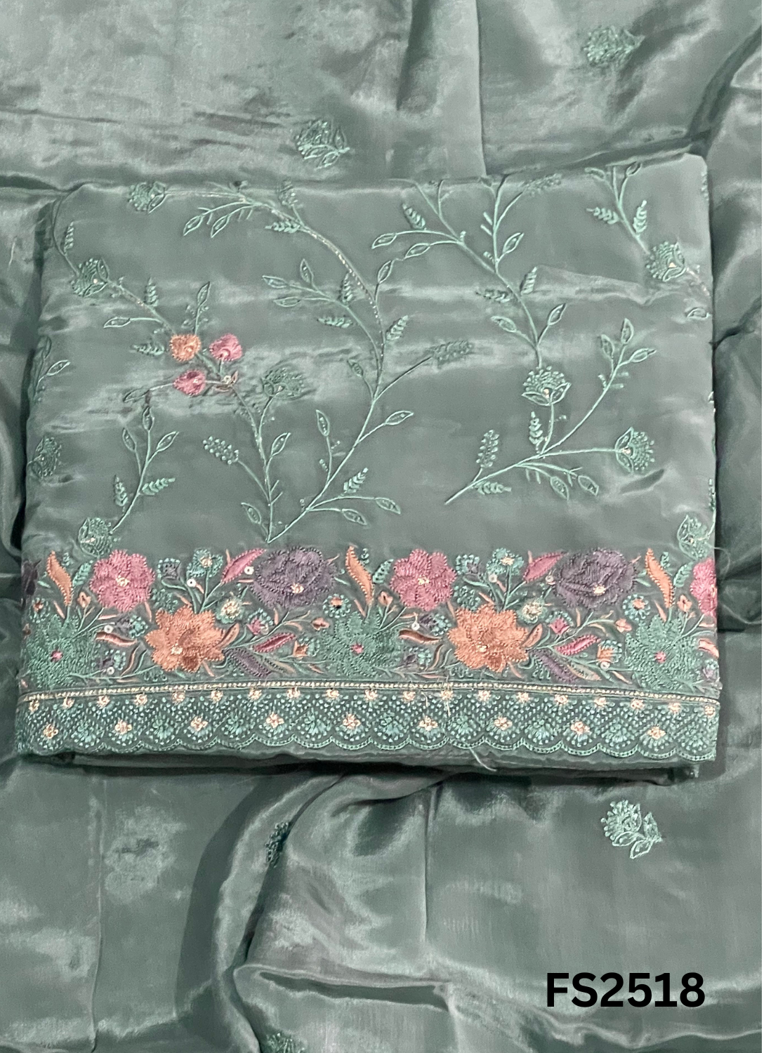 FS2518 | Onine | Crepe Suit | Wedding | Party Wear | Ring Ceremony | Festival Suit | Allover suit