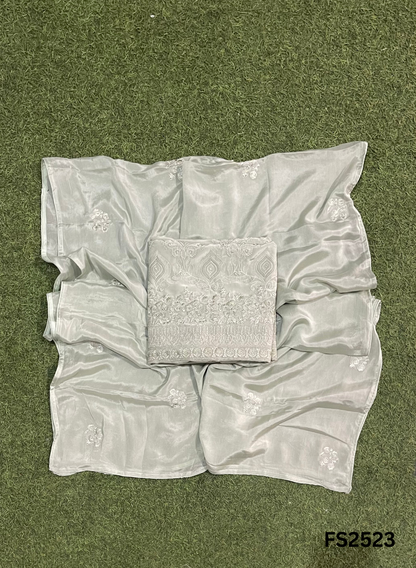 FS2523 |  Pista | Crepe Suit | Wedding | Party Wear | Ring Ceremony | Festival Suit | Allover suit