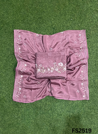 FS2519 | C-Green | Crepe Suit | Wedding | Party Wear | Ring Ceremony | Festival Suit | Allover suit