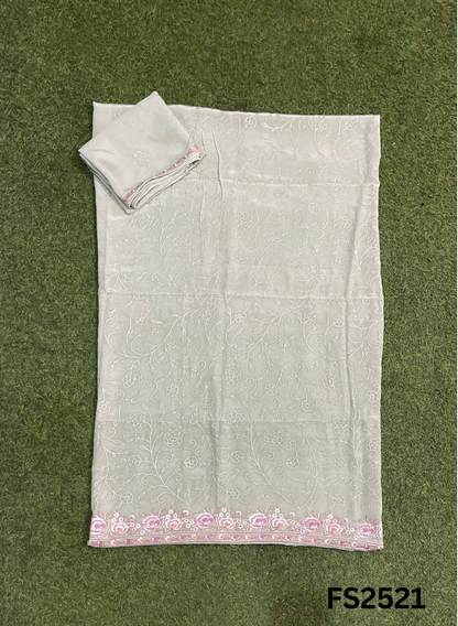 FS2521 | Pista | Crepe Suit | Wedding | Party Wear | Ring Ceremony | Festival Suit | Allover suit
